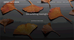 Desktop Screenshot of copperleafstudios.net